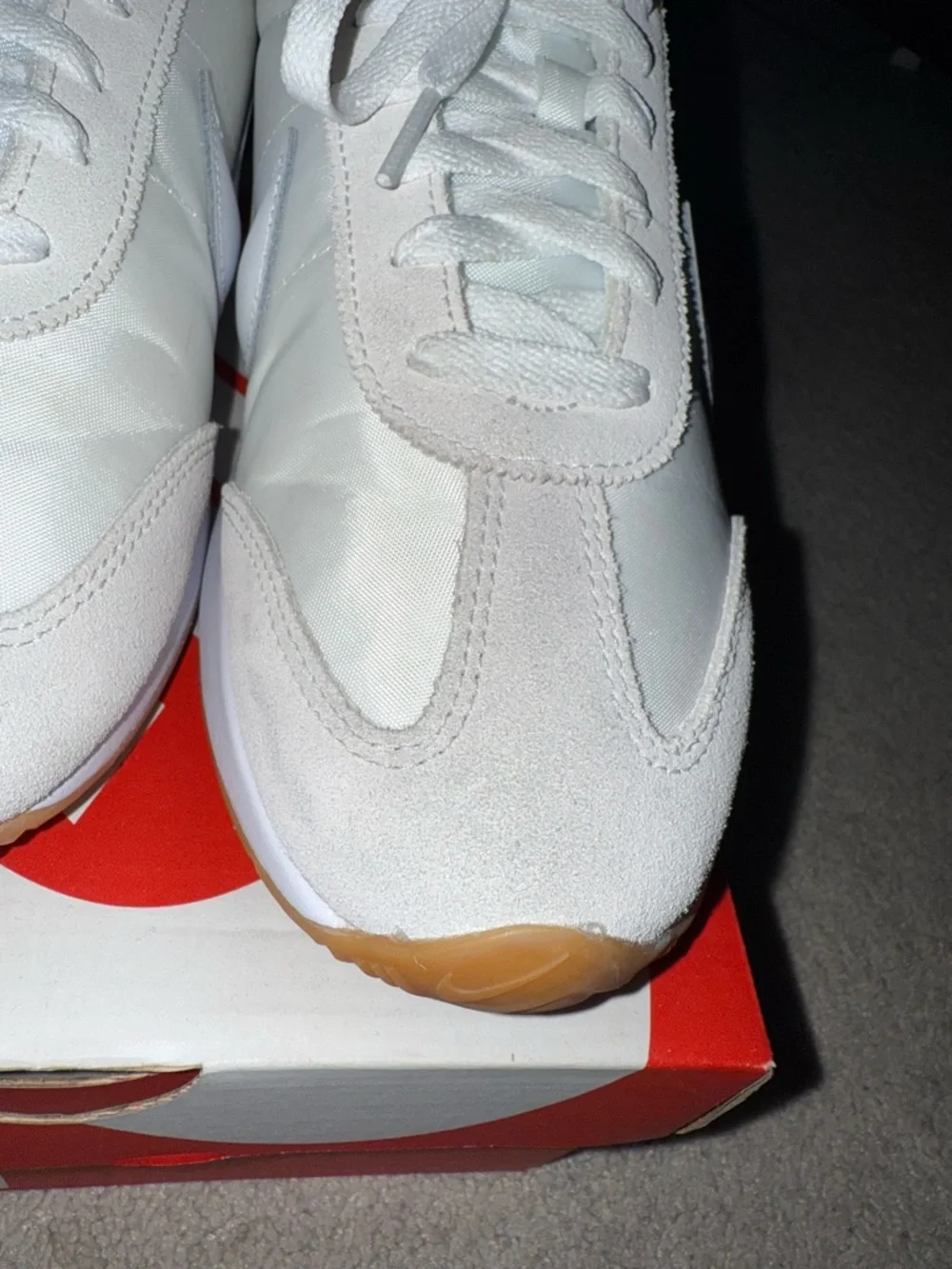 Nike Women’s Pacific Racer Sneakers - white/white safety orange - Picture 5 of 5